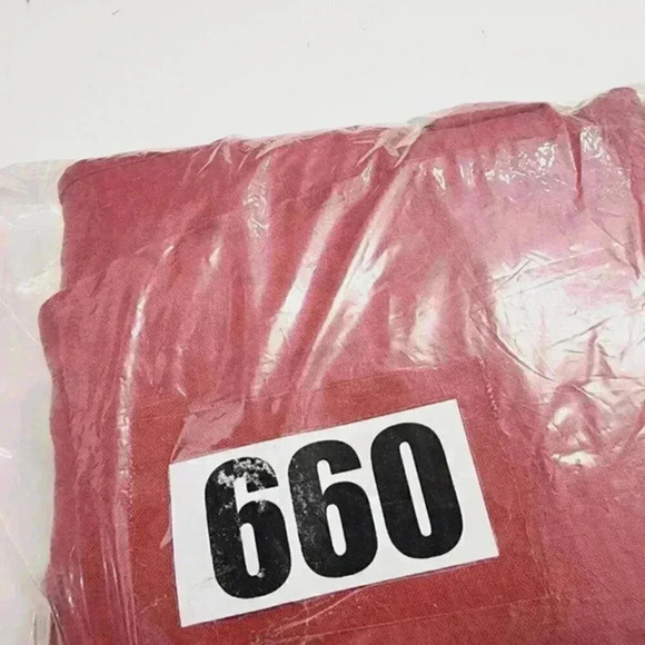 Lauren Ralph Lauren Women's 1X 100% Linen Mock neck Long Sleeve Deep Red 660C - Picture 6 of 6